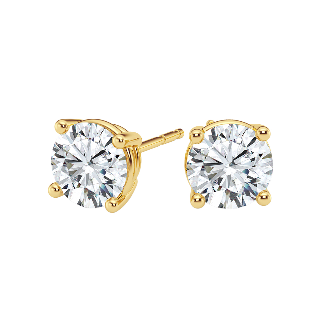 Yellow Gold Earrings